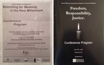 Cover of first Meaning Conference